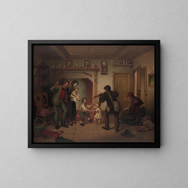 Power of music after A. Dircks - James Fuller Queen — framed artwork on a wall