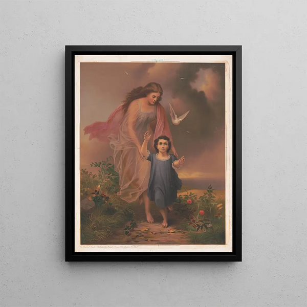 The spiritual guide - James Fuller Queen — framed artwork on a wall