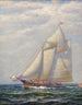 Scheepvaart op zee - James Gale Tyler — weergave van het kunstwerk