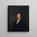 portret van een heer - James H. Edgar — ingelijst kunstwerk aan de muur