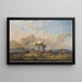 Op zee bij The Mumbles - James Harris — ingelijst kunstwerk aan de muur
