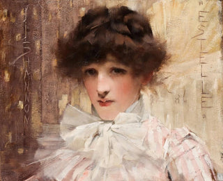 Estelle - James Jebusa Shannon — weergave van het kunstwerk