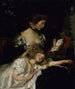 Moeder en kind Lady Shannon en Kitty - James Jebusa Shannon — weergave van het kunstwerk