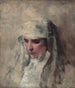 Studie voor de Maagd met Kind - James Jebusa Shannon — weergave van het kunstwerk