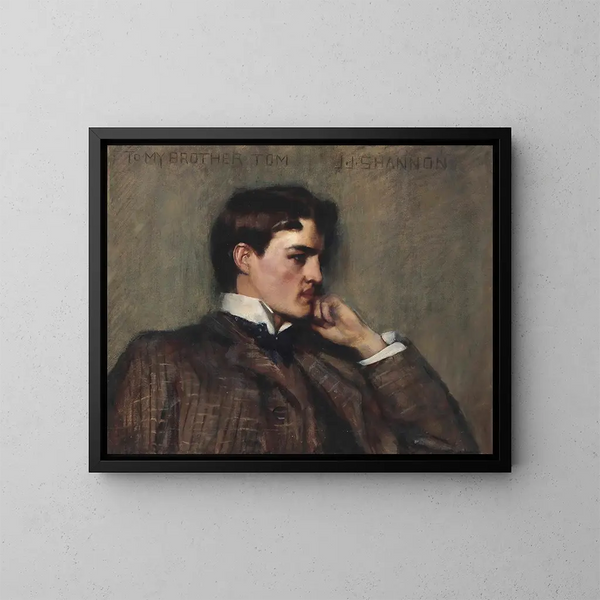De broer van de kunstenaar Tom - James Jebusa Shannon — ingelijst kunstwerk aan de muur