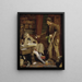 L'écuyer et le garde-chasse - James Lobley — ingelijst kunstwerk aan de muur