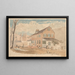 Plaats van Washington DC noordzijde F straat nabij 15e straat uitzicht vanuit zuidwesten 17 december 1874 van 12 tot 15 uur - James Madison Alden — ingelijst kunstwerk aan de muur