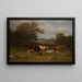 Van de schaduw die verandert - James McDougal Hart — ingelijst kunstwerk aan de muur