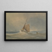 Zeilkunst - James Miller Huggins — ingelijst kunstwerk aan de muur