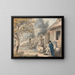 L'artiste schetst Mlle de St Legier als herderin - James Moore — ingelijst kunstwerk aan de muur