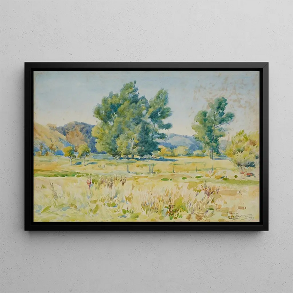 Summer Painting - James Nairn — framed artwork on a wall