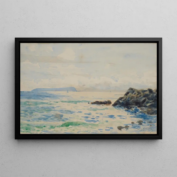 Bay of Titahi - James Nairn — framed artwork on a wall