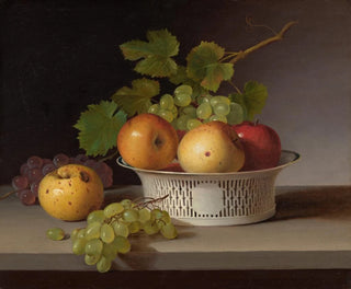 Natuurstudie met fruit en Chinese exportmandje - James Peale — weergave van het kunstwerk
