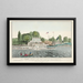 Vue de l'hôtel Hurlgate Ferry van JM Dunlap - James S Baillie | S — ingelijst kunstwerk aan de muur