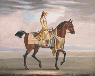 James Seymour - A Chestnut Horse at Exercise.webp
