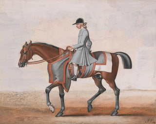 James Seymour - Lord Godolphins White Foot a Very Famous Horse That Was Never Beat.webp