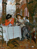 A Lunch - James Tissot — weergave van het kunstwerk
