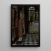 Vue d'une salle d'une antiquiteiten Griekse, Romeinse en Etruskische zaal nr 9 in het Louvre - James Tissot — ingelijst kunstwerk aan de muur