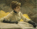 Bewondering van een portfolio - James Tissot — weergave van het kunstwerk