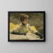Bewondering van een portfolio - James Tissot — ingelijst kunstwerk aan de muur