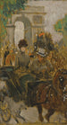 Attelage sur l'Avenue du Bois Paris - James Tissot — weergave van het kunstwerk