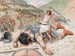 David coupe la tête de Goliath - James Tissot — weergave van het kunstwerk