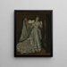 Dame en dienstmeid - James Tissot — ingelijst kunstwerk aan de muur