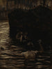 René et Reverchon se baignant dans la Seine - James Tissot — weergave van het kunstwerk