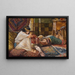 Samson onthult zijn geheim aan Dalila - James Tissot — ingelijst kunstwerk aan de muur