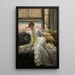 Aan de rand van de zee - James Tissot — ingelijst kunstwerk aan de muur