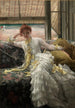 Aan de rand van de zee - James Tissot — weergave van het kunstwerk