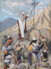 De koperen slang - James Tissot — weergave van het kunstwerk