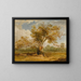 Een eik in Richmond Park met een kudde damherten aan zijn zijde - James Ward — ingelijst kunstwerk aan de muur