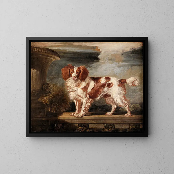 Portret van Dash, een favoriete springer, eigendom van Lady Frances Vane-Tempest - James Ward — ingelijst kunstwerk aan de muur