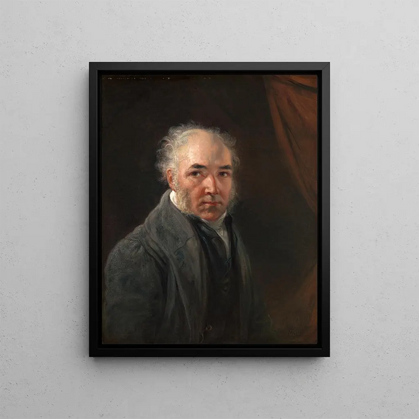 Zelfportret - James Ward — ingelijst kunstwerk aan de muur