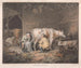 De koeienboerderij - James Ward — weergave van het kunstwerk