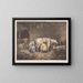 De koeienboerderij - James Ward — ingelijst kunstwerk aan de muur