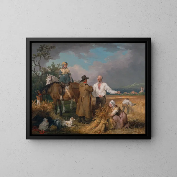 De oogsters - James Ward — ingelijst kunstwerk aan de muur