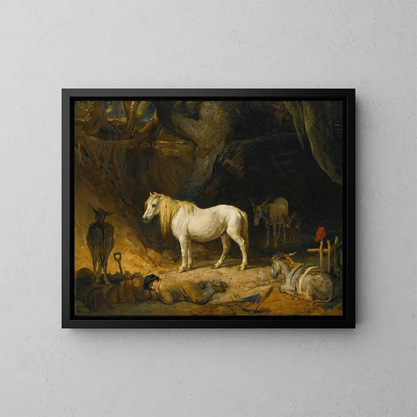 Le Sableux - James Ward — ingelijst kunstwerk aan de muur