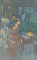 Dames en robe de soirée - James Watterston Herald — weergave van het kunstwerk