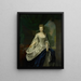 Portret van Louise Christina Trip - Jan Abel Wassenbergh — ingelijst kunstwerk aan de muur