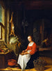 Keukenscène - Jan Adriaensz van Staveren — weergave van het kunstwerk