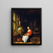 Keukenscène - Jan Adriaensz van Staveren — ingelijst kunstwerk aan de muur