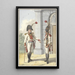 Officier grenadier en soldaat van de Garde van de Pensionaris van de Republiek Bataven - Jan Anthonie Langendijk — ingelijst kunstwerk aan de muur