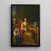 Zelfportret met familie - Jan Antoni Blank — ingelijst kunstwerk aan de muur