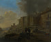 Landbouwers aan de rand van een rivier - Jan Asselijn — weergave van het kunstwerk