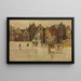 Maisons du vieux Anvers, Handschoenmarkt - Jan August Hendrik Leys — ingelijst kunstwerk aan de muur