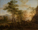 Italiaans landschap bij schemering - Jan Both — weergave van het kunstwerk