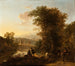 Landschap met een tekenaar - Jan Both — weergave van het kunstwerk