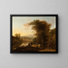 Landschap met een tekenaar - Jan Both — ingelijst kunstwerk aan de muur